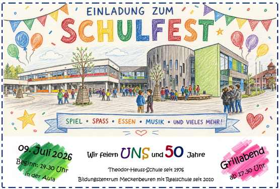 Schulfest am 9.7.26