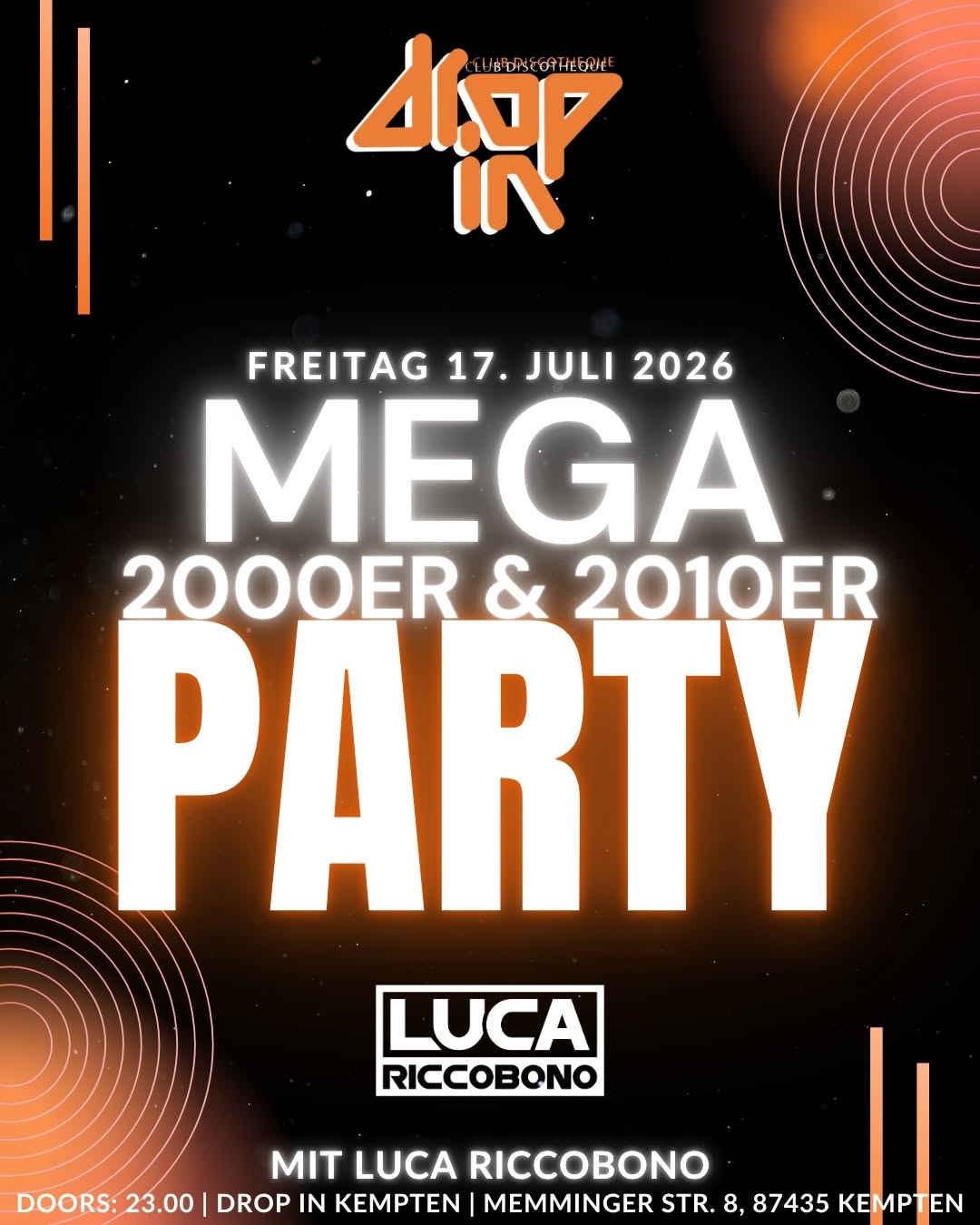 MEGA 2000ER & 2010ER PARTY