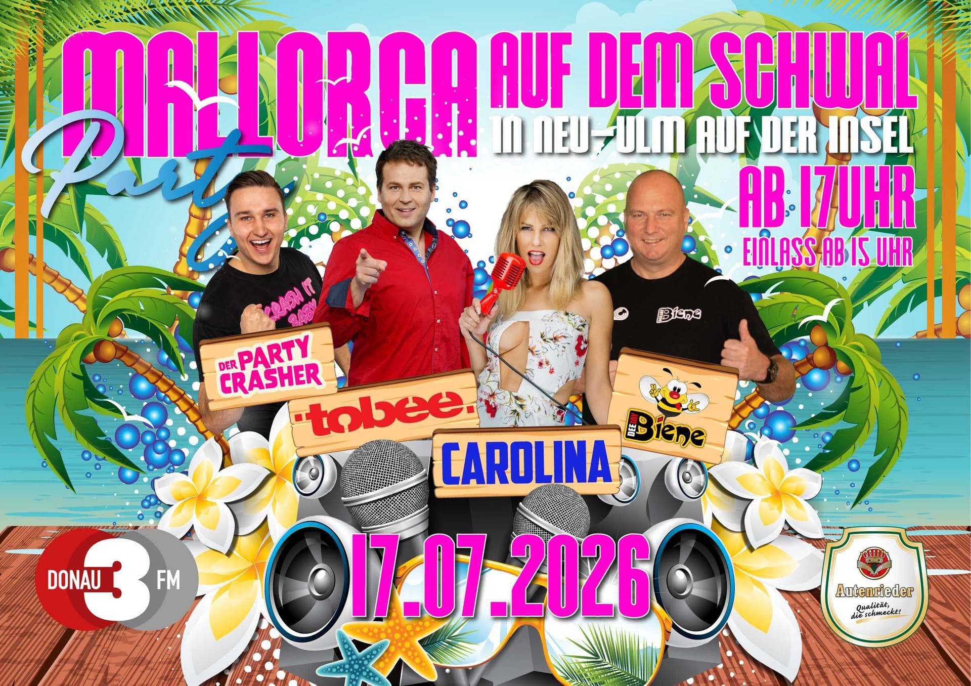 Mallorca Party auf dem Schwal
