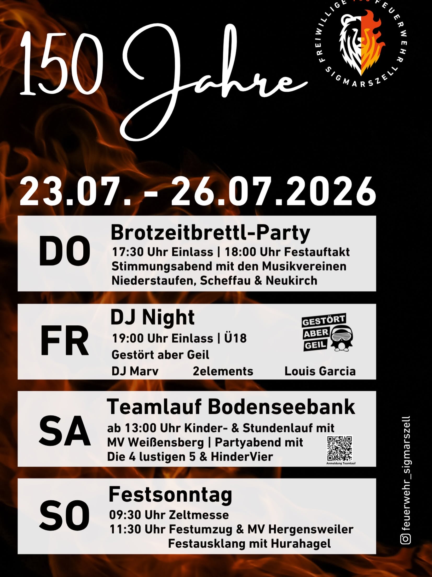 150 Jahre Feuerwehr Sigmarszell