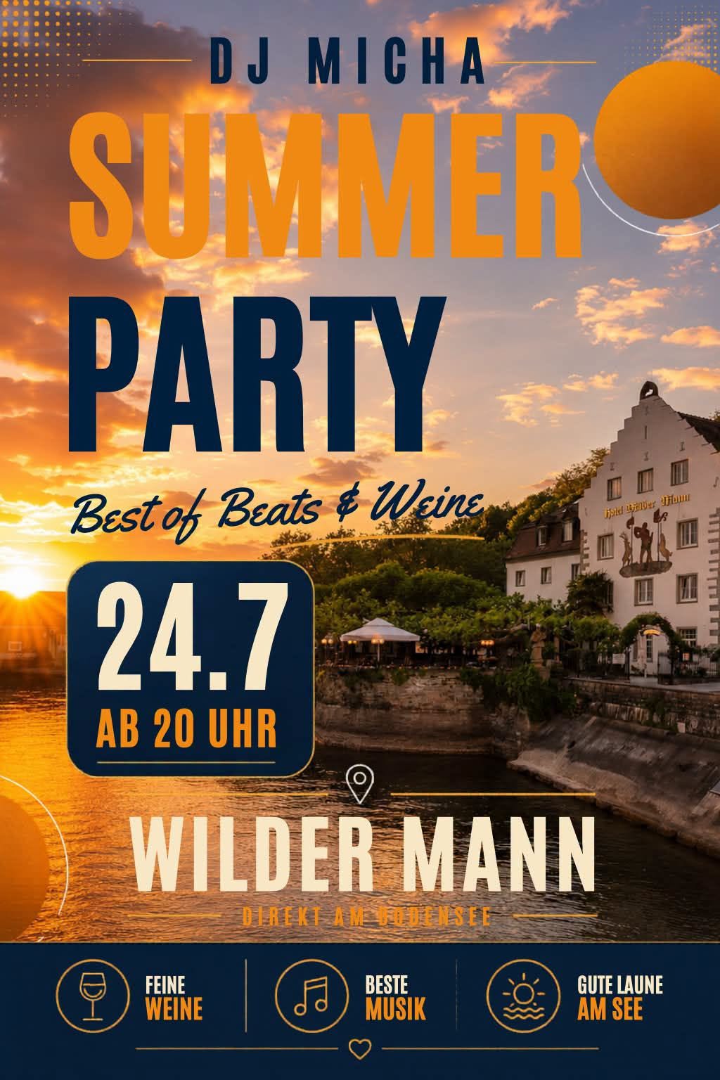 Summer Party mit DJ Micha