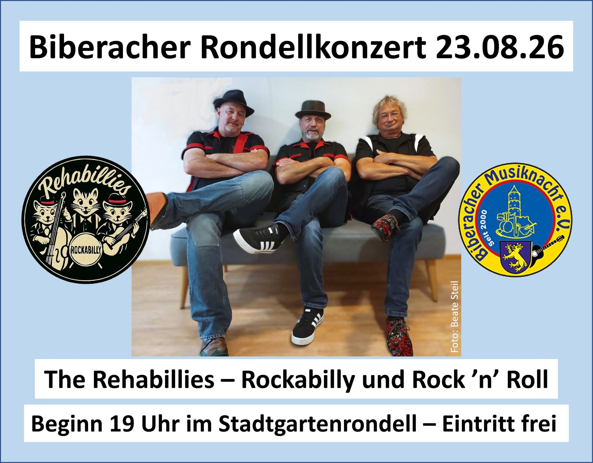 Biberacher Rondellkonzert 23.08.2026 – The Rehabillies