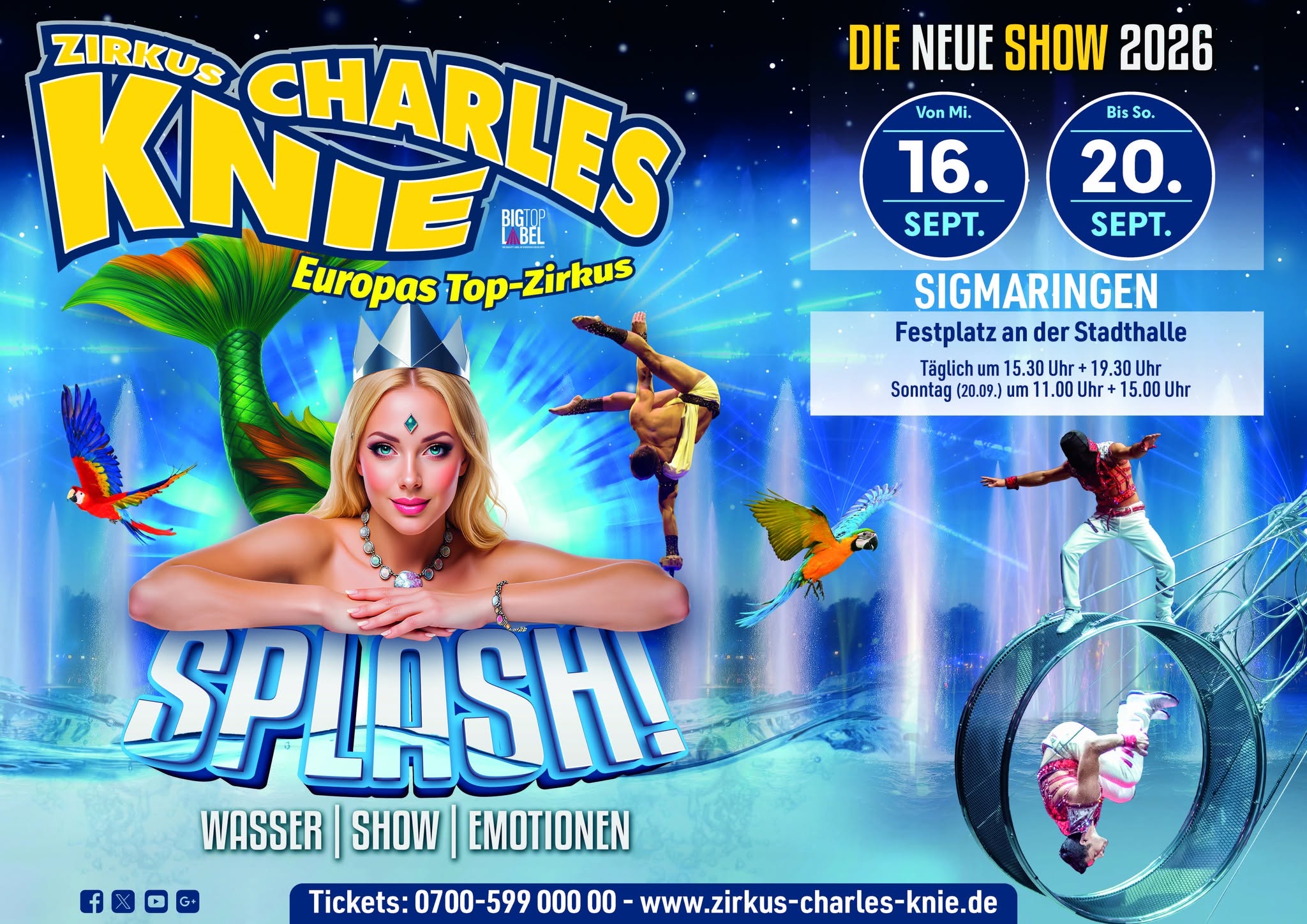 Zirkus Charles Knie in Sigmaringen