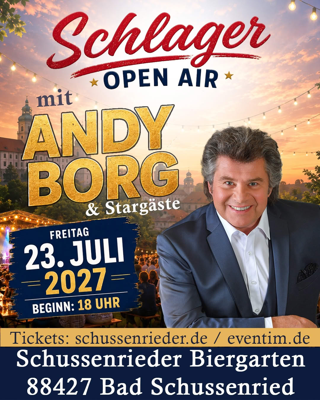 Schlager Open Air 2027 mit Andy Borg