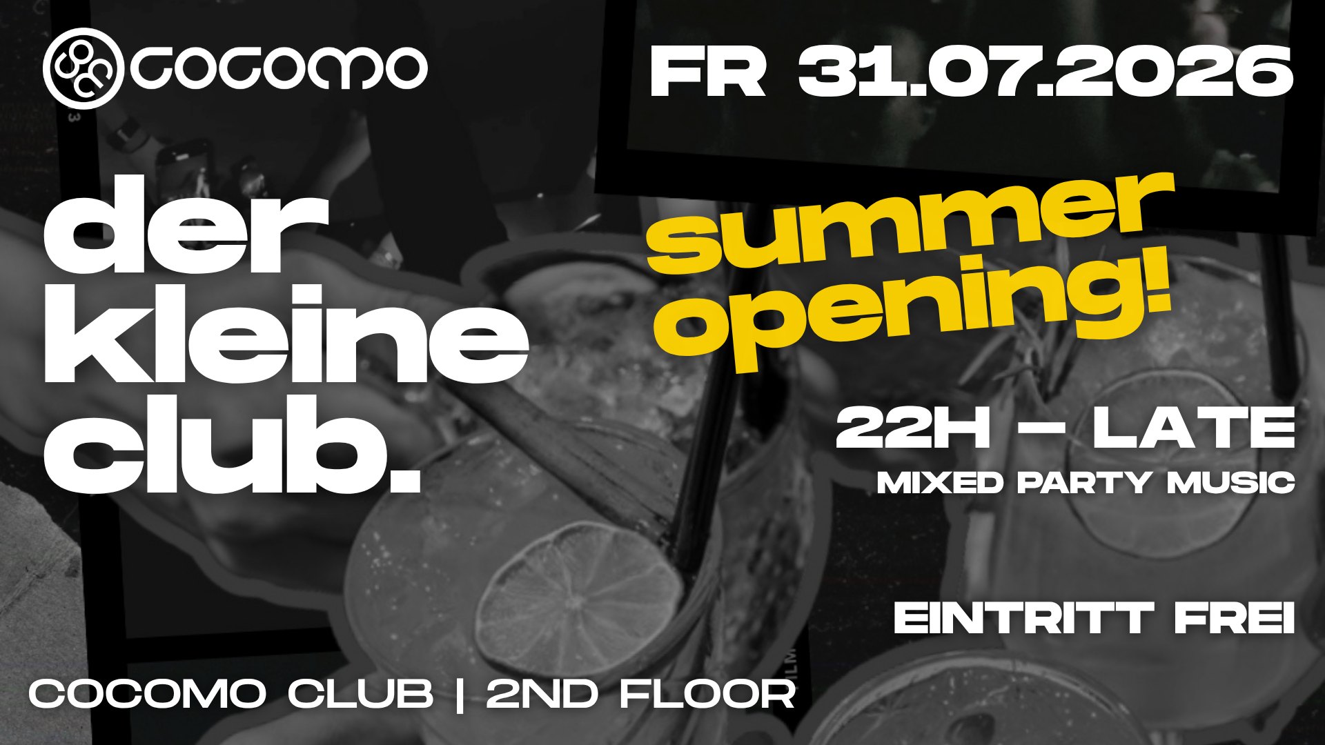 der kleine club – summer opening