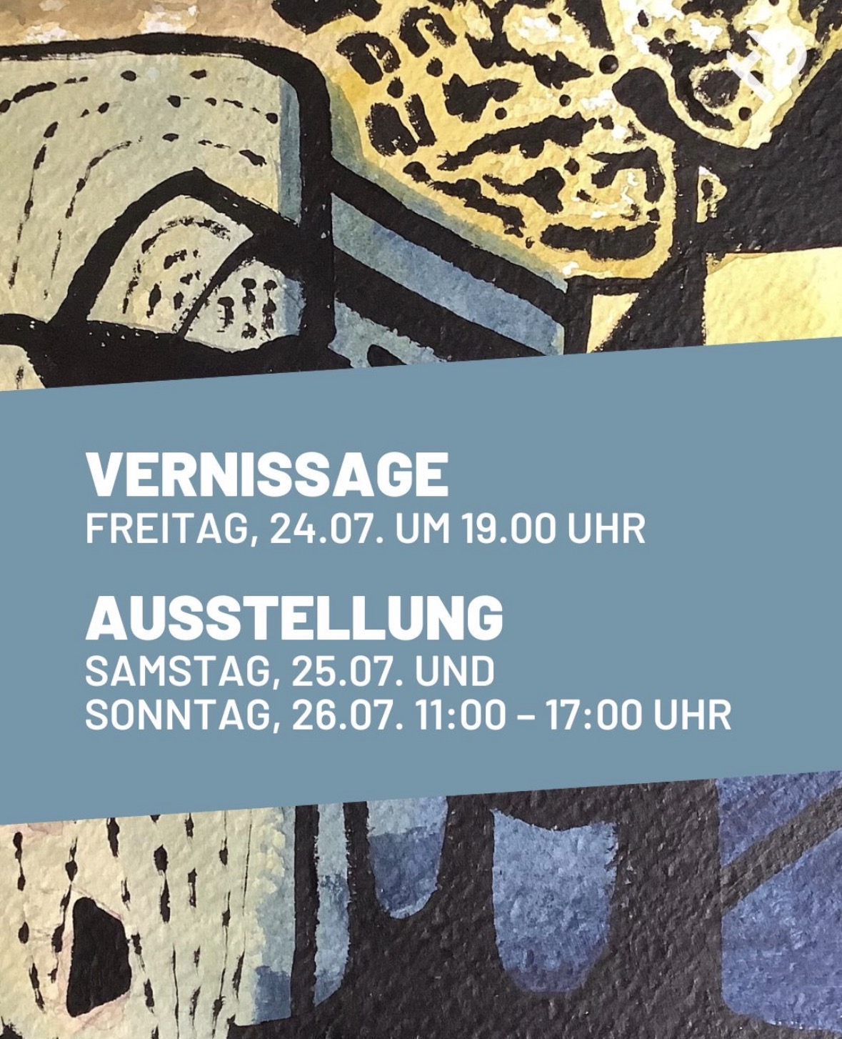 Vernissage & Ausstellung von Roswitha Scheffold