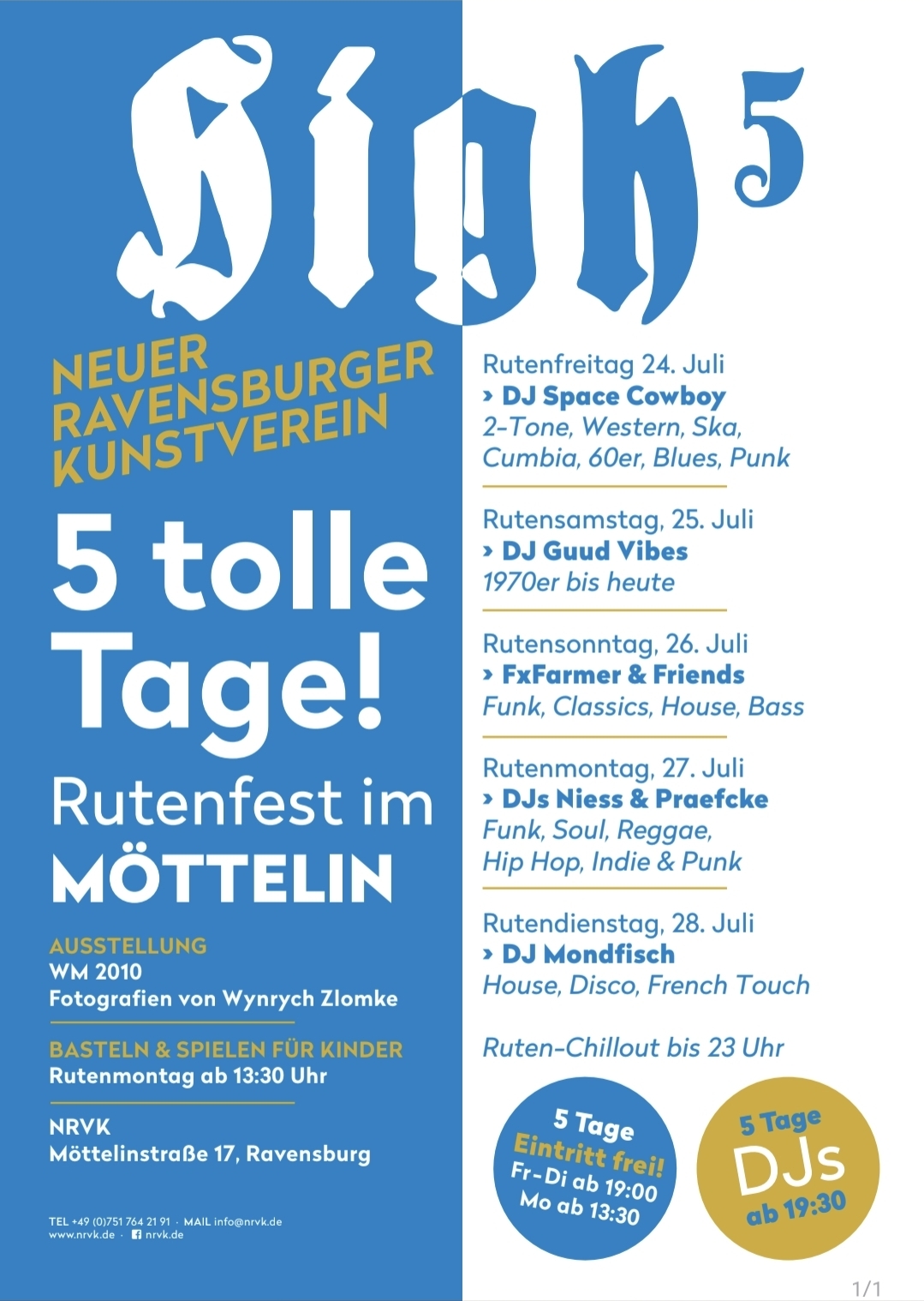 Rutenfest im Möttelin: 5 Tage … und noch mehr DJs