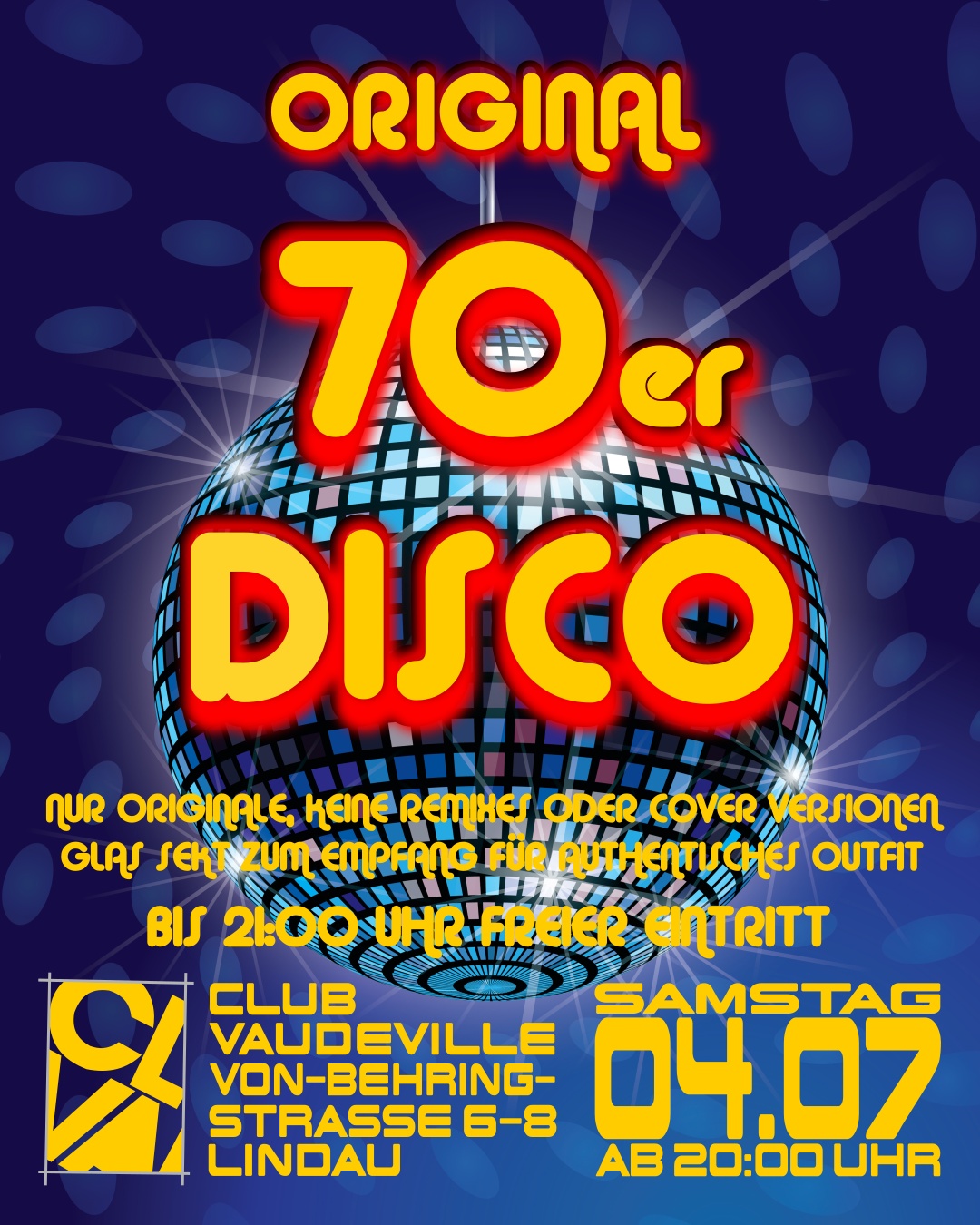 70er Jahre Disco