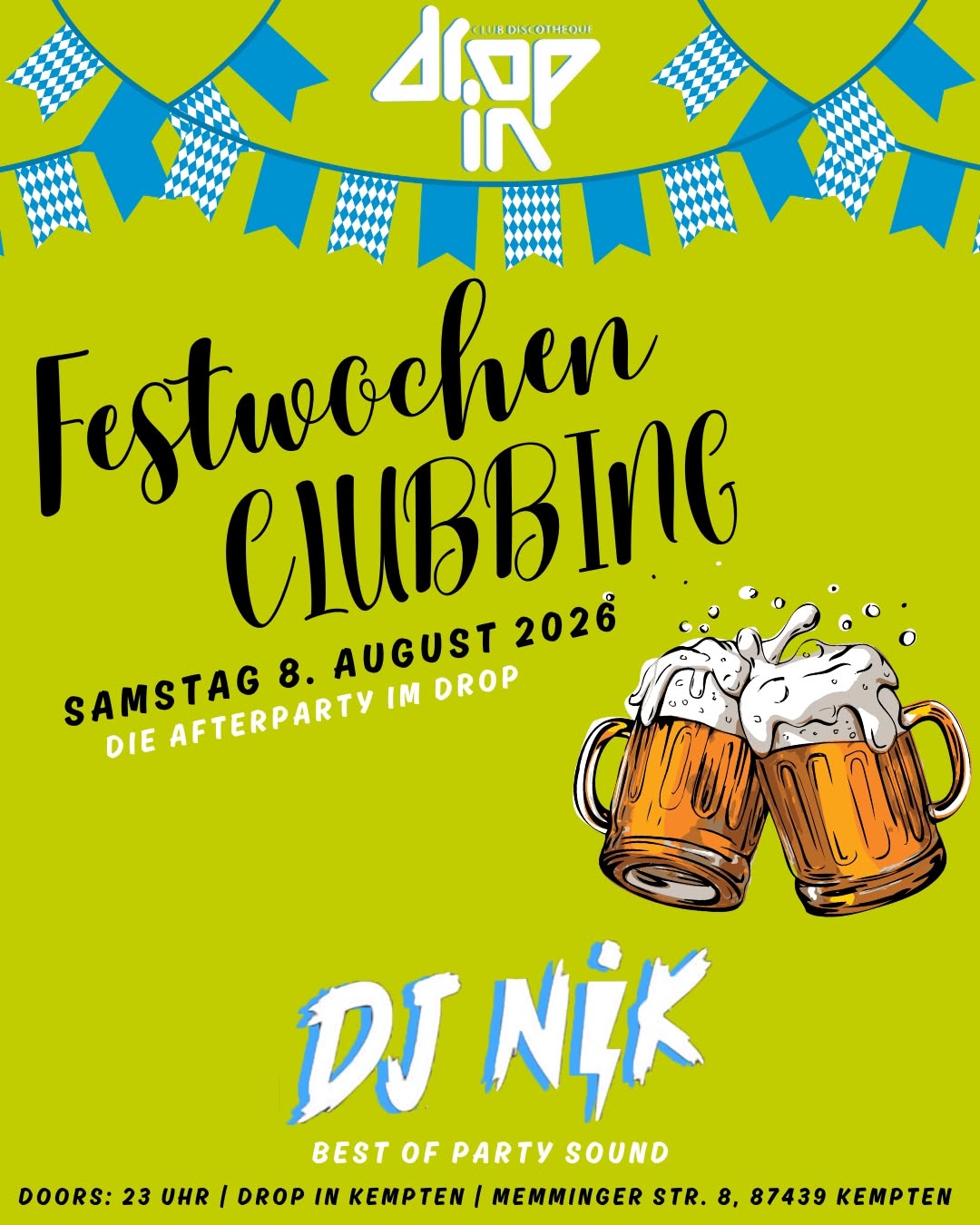 FESTWOCHEN CLUBBING – DIE AFTERPARTY