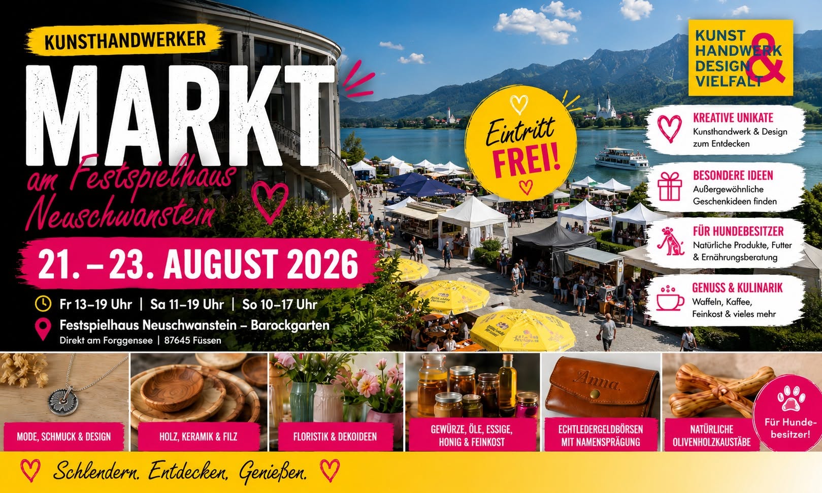 Kunsthandwerkermarkt in Füssen