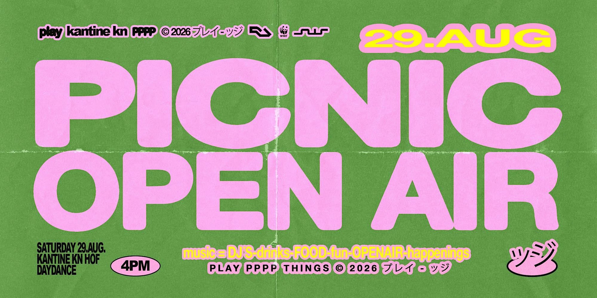 PICNIC Open Air Daydance 29.August Kantine KN Hof