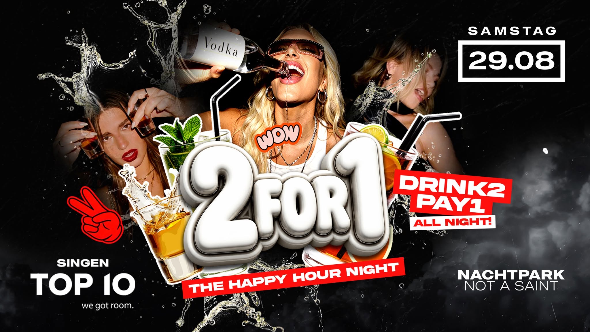 2 for 1 – Open Air Edition!