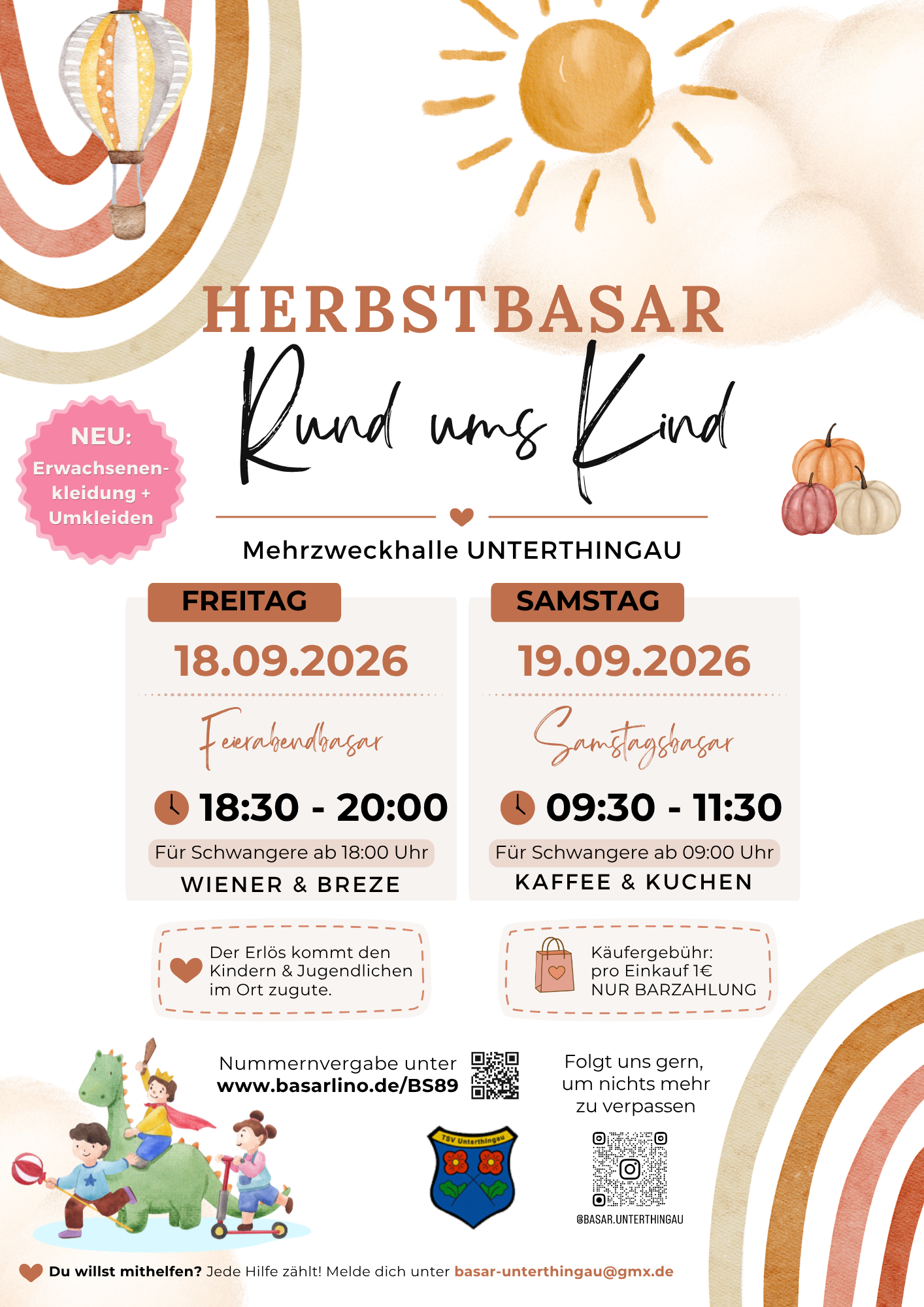 Herbstbasar „Rund ums Kind“
