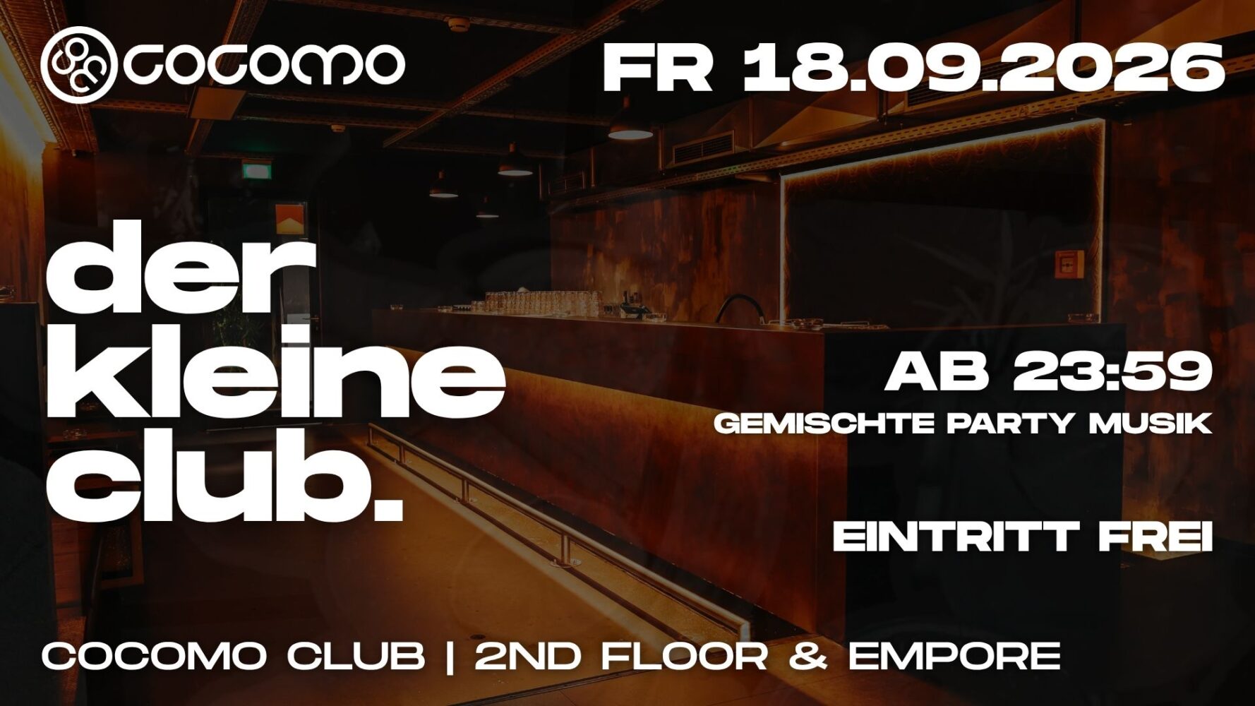 der kleine club – pop up event