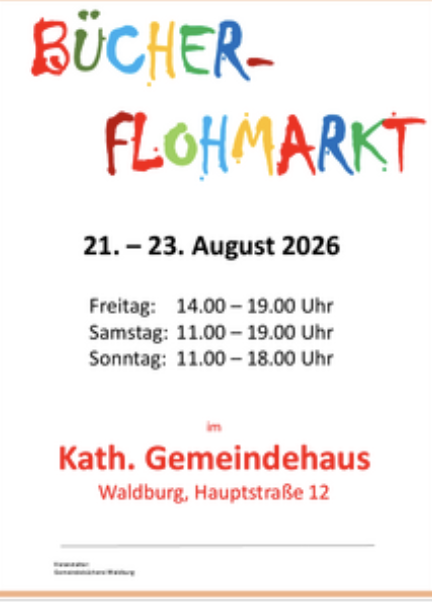 Bücherflohmarkt