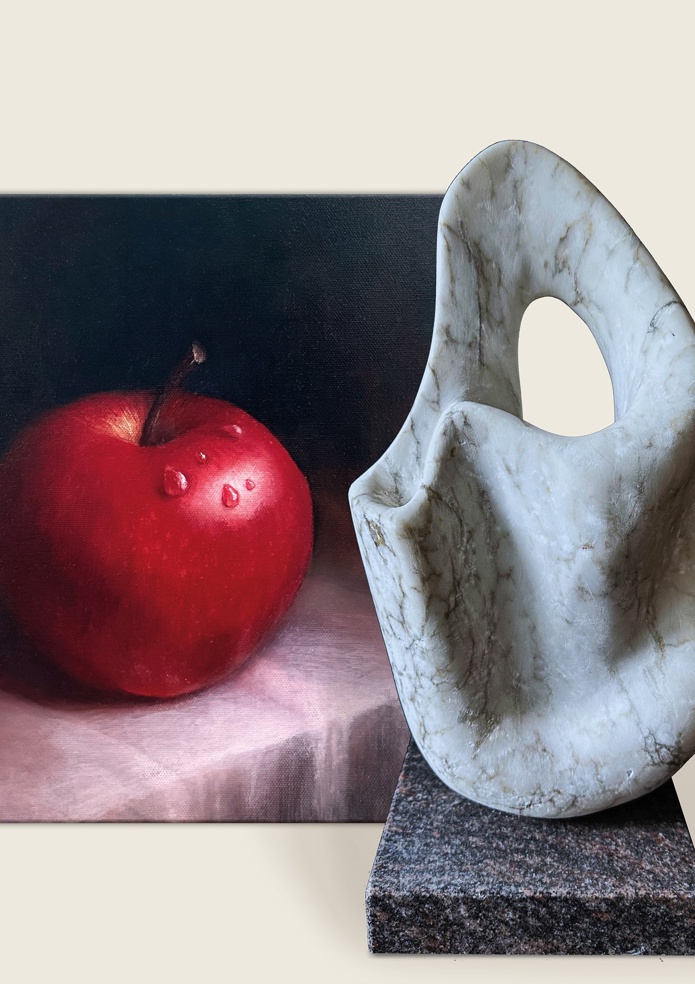 Ausstellung „Hauchzart + Steinhart“