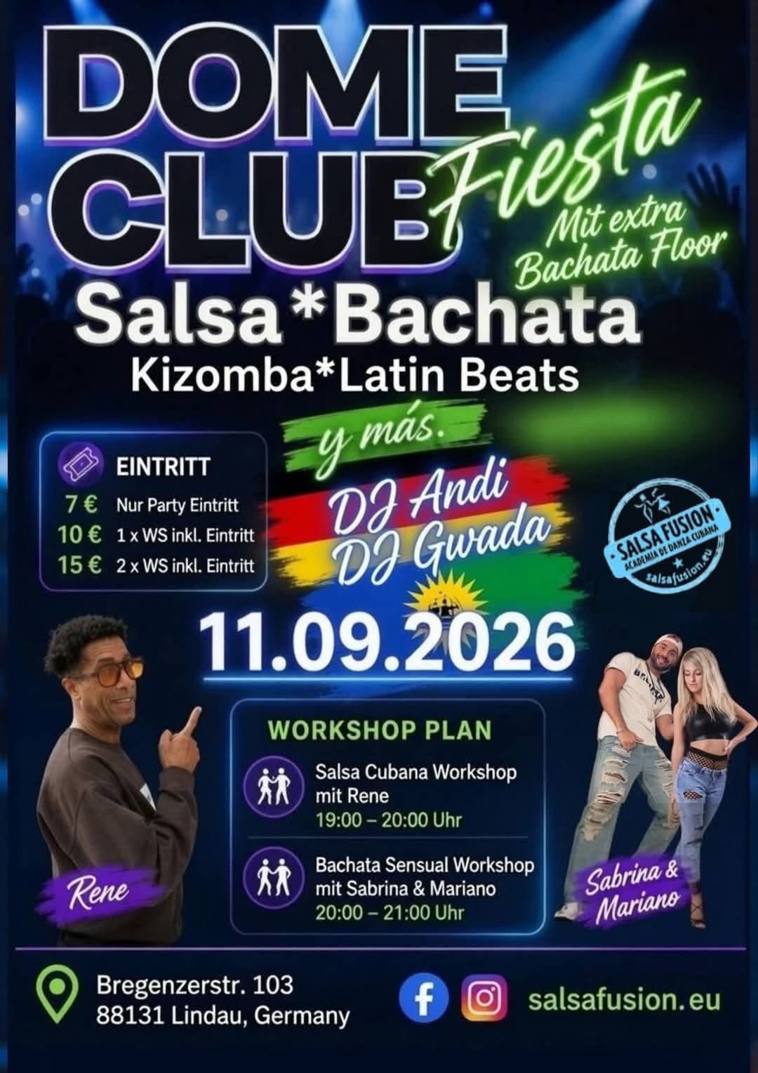 Salsa – Bachata – Kizomba – Latin Beats