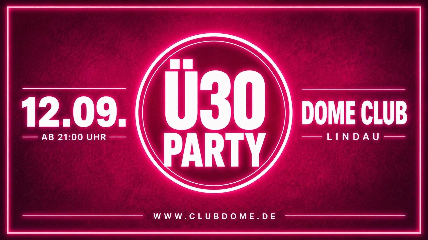 Ü30 – PARTY @DOME LINDAU