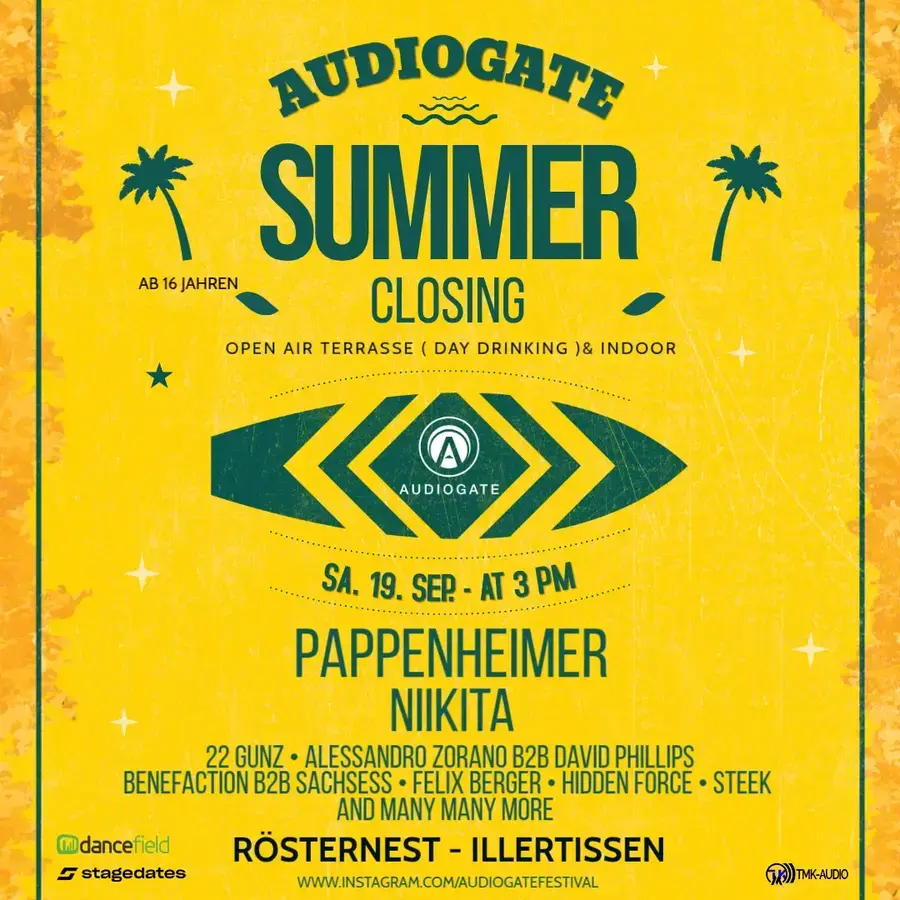 AUDIOGATE Summer Closing