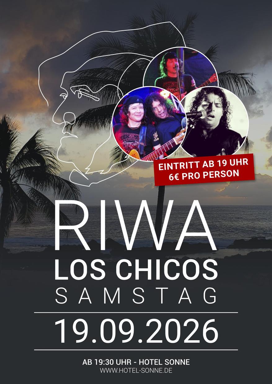 RIWA Los Chicos – Live-Konzert