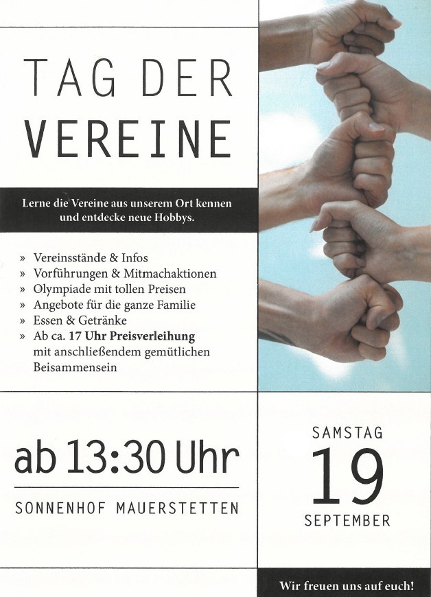Tag der Vereine