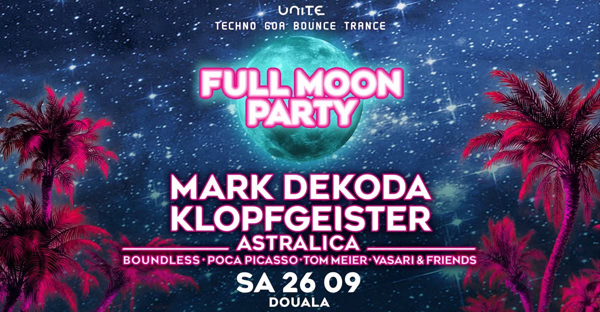 Full Moon Party w/ Mark Dekoda, Klopfgeister