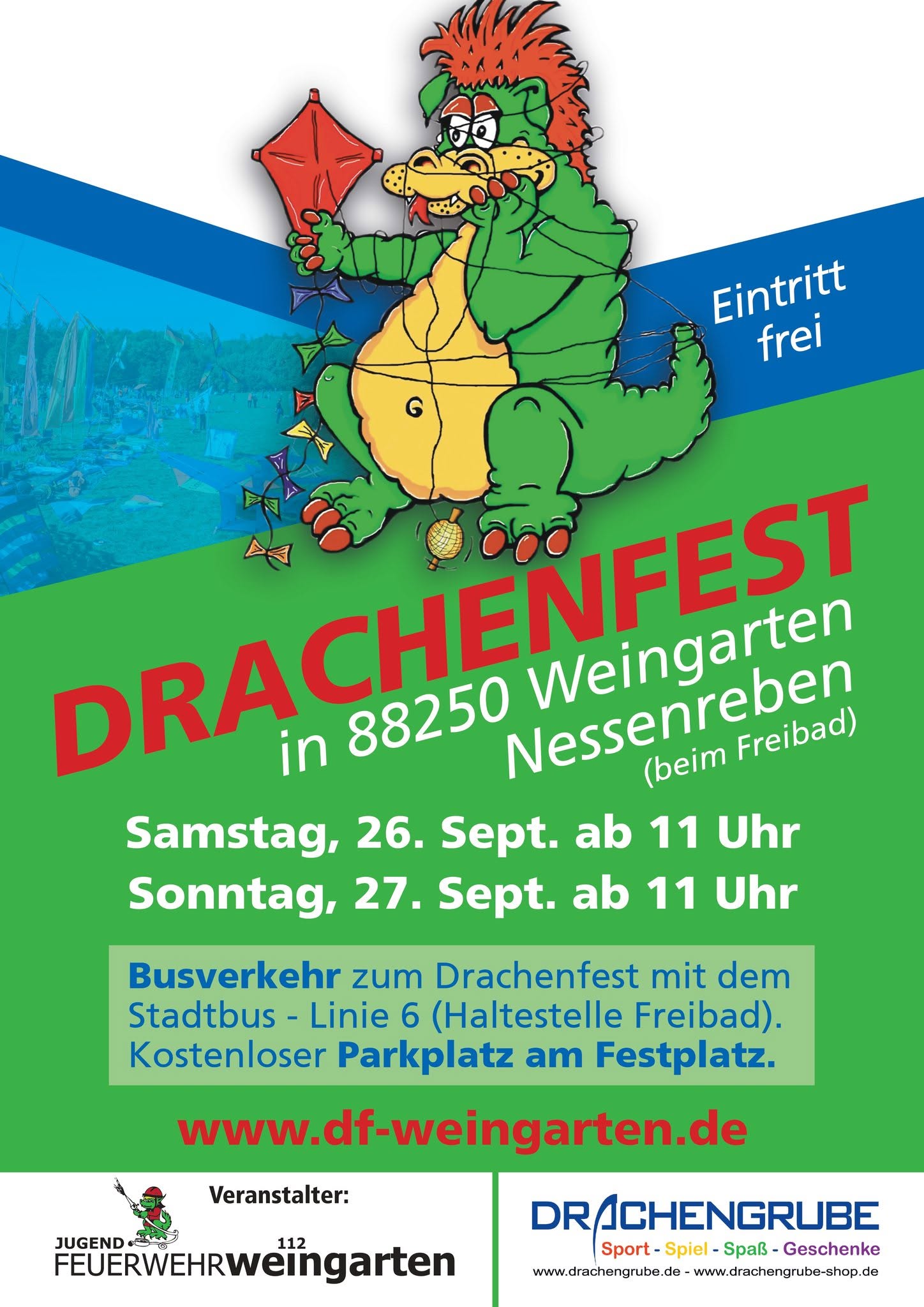 Drachenfest Weingarten in Nessenreben