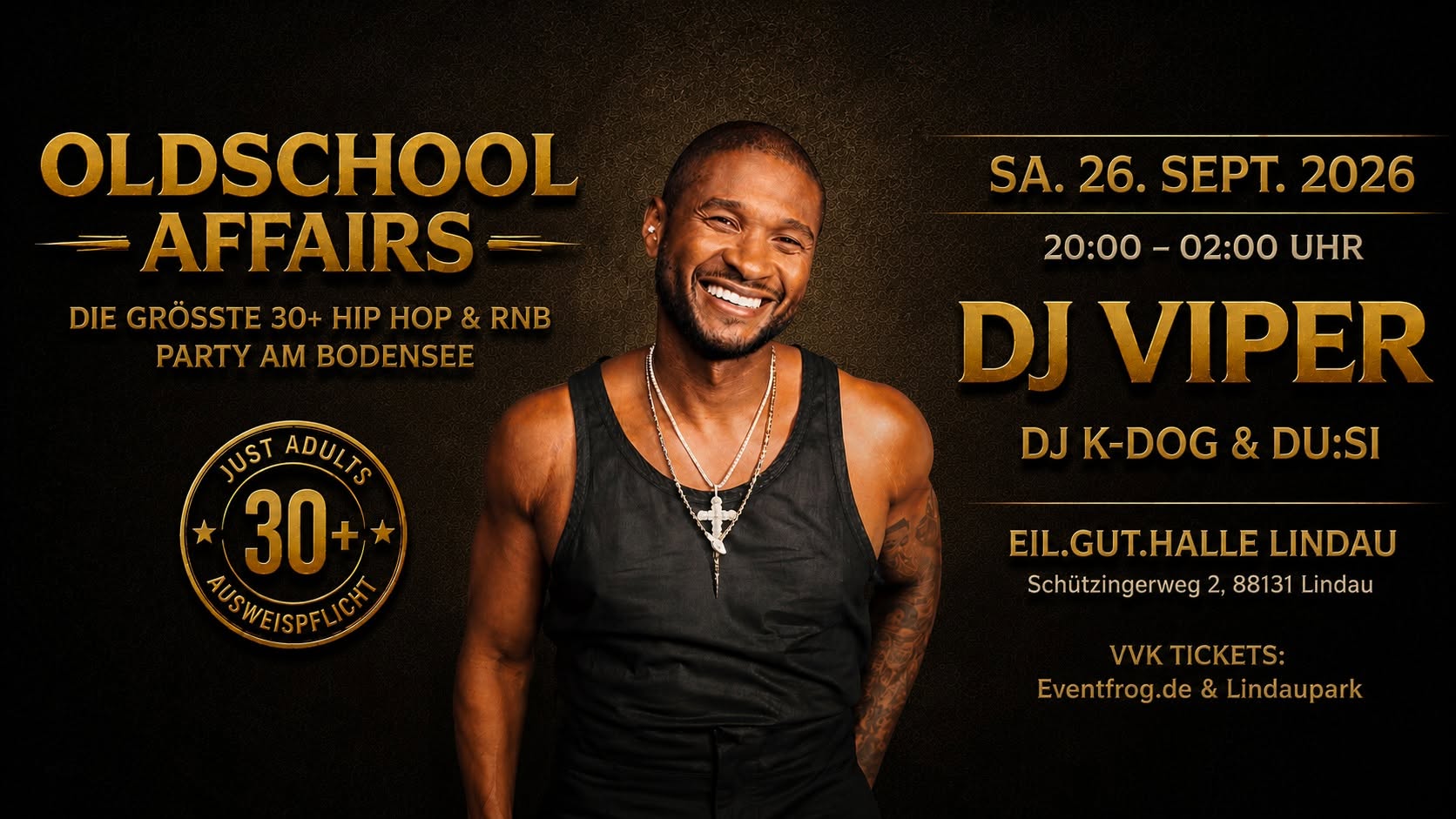 OLDSCHOOL AFFAIRS • Ü30 HipHop & RnB Party