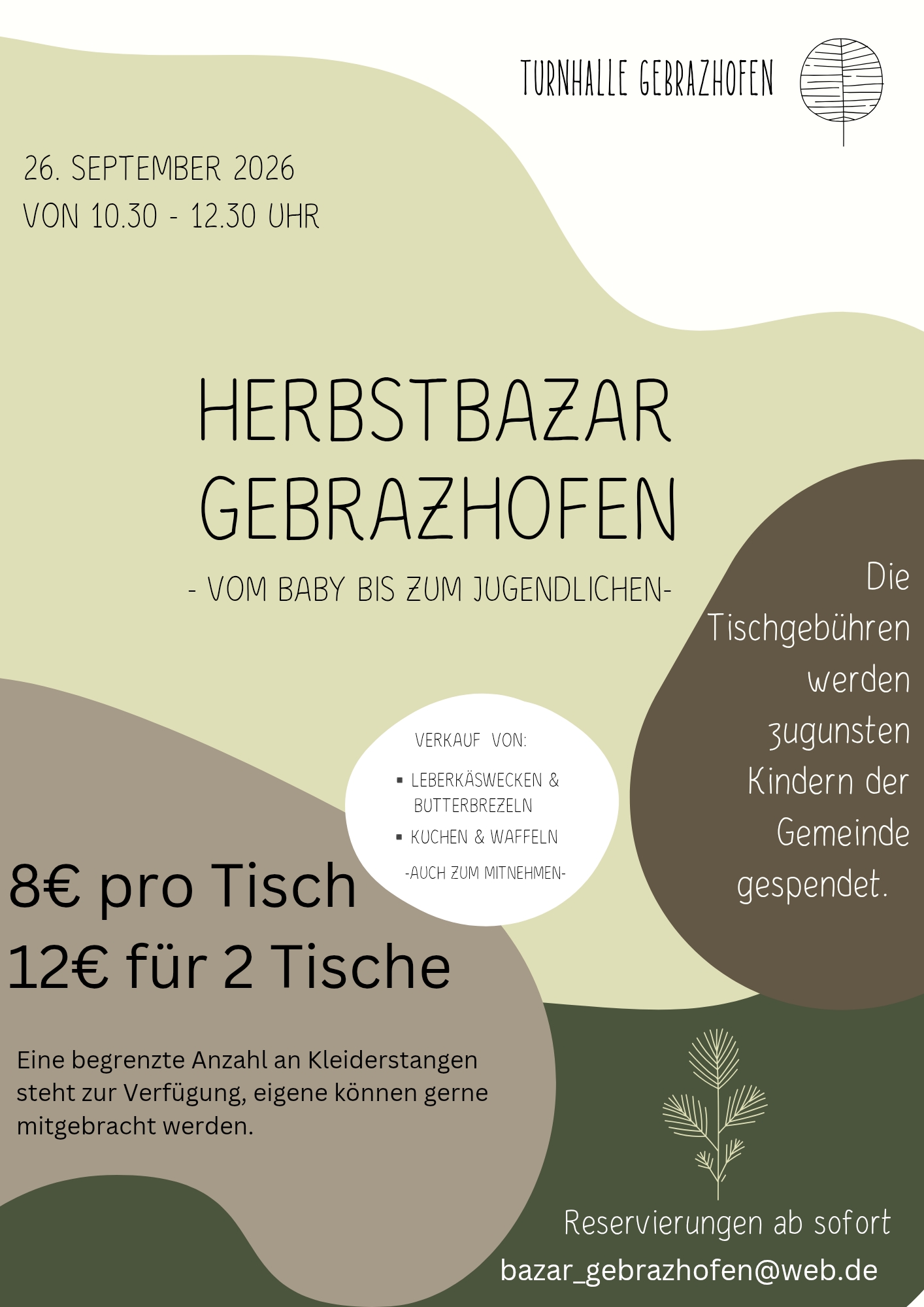 Herbstbasar Gebrazhofen