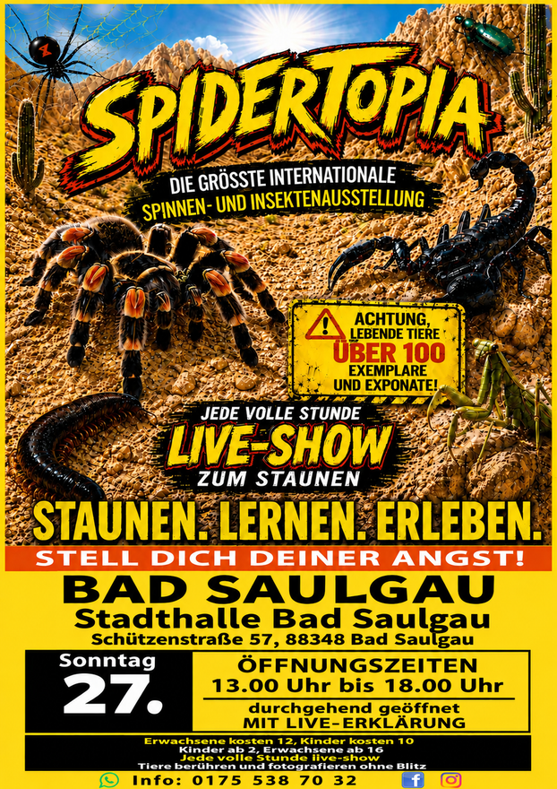 Spidertopia: Staunen-Lernen-Erleben