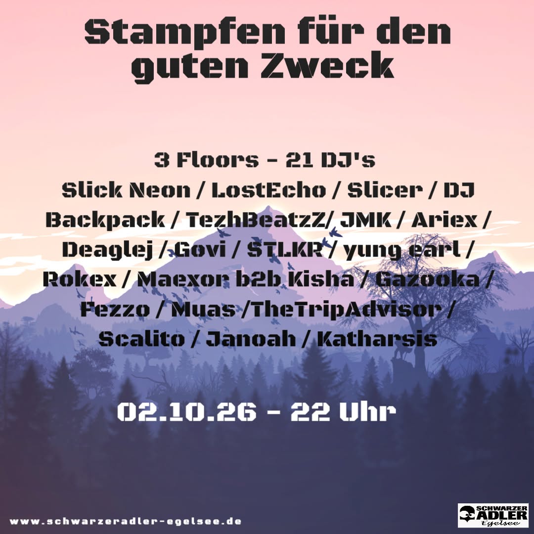 Stampfen für den guten Zweck