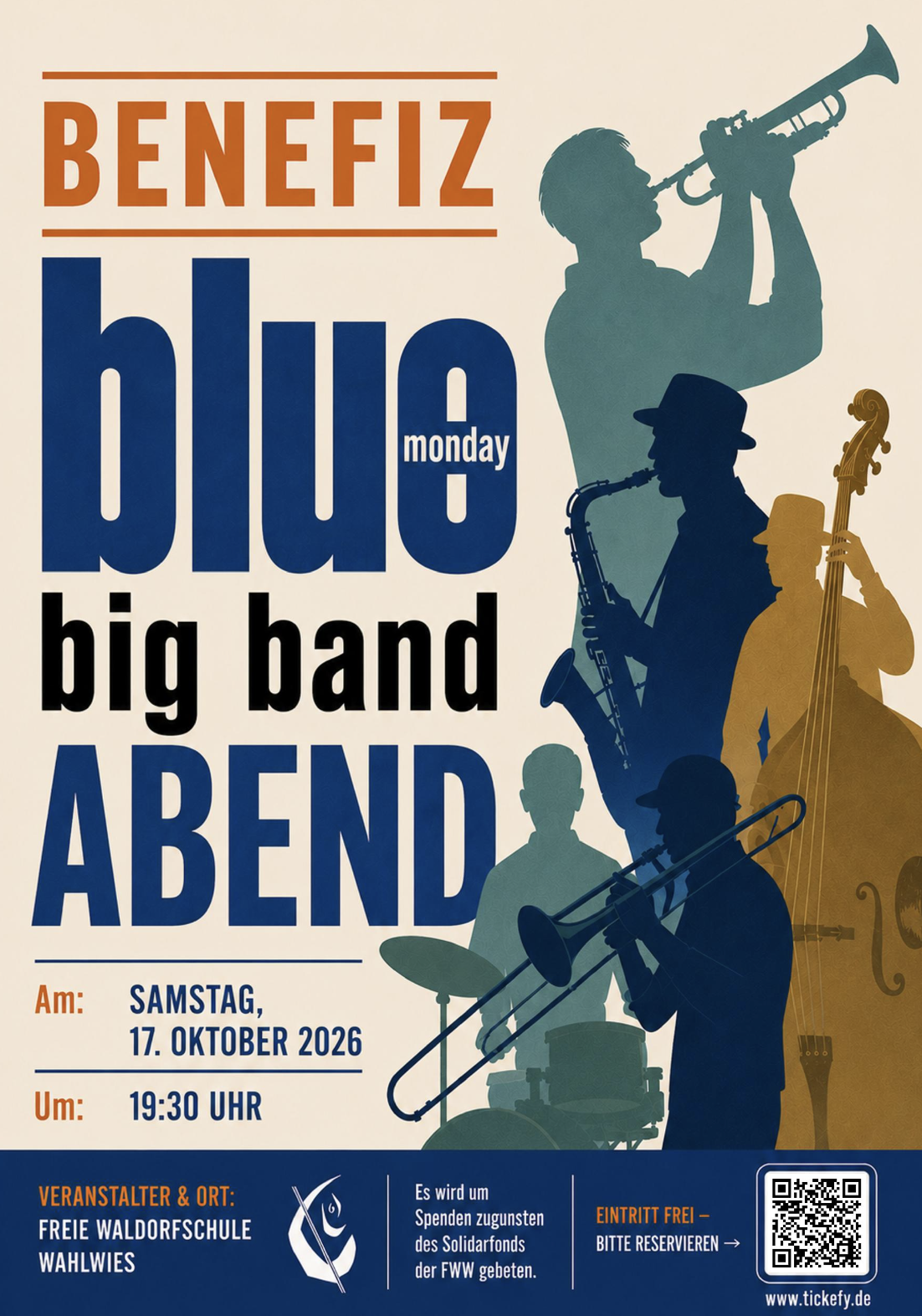 Benefizkonzert Big Band Blue Monday