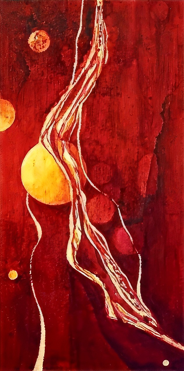 Martha Riegel-Hertel – Ausstellung „Blattgold-Bilder“ im Alten Schloss Amtzell
