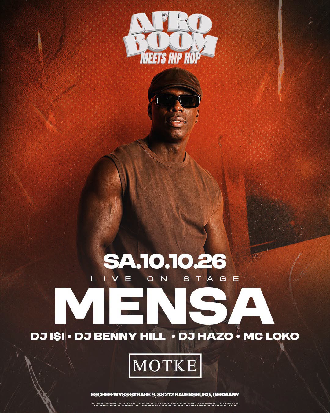 Afroboom – MENSA – Live on Stage