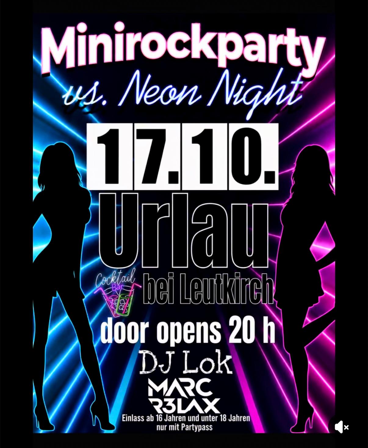 Minirockparty vs. Neon Night