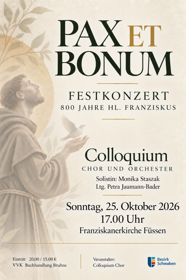 Festkonzert 800 Jahre hl. Franziskus