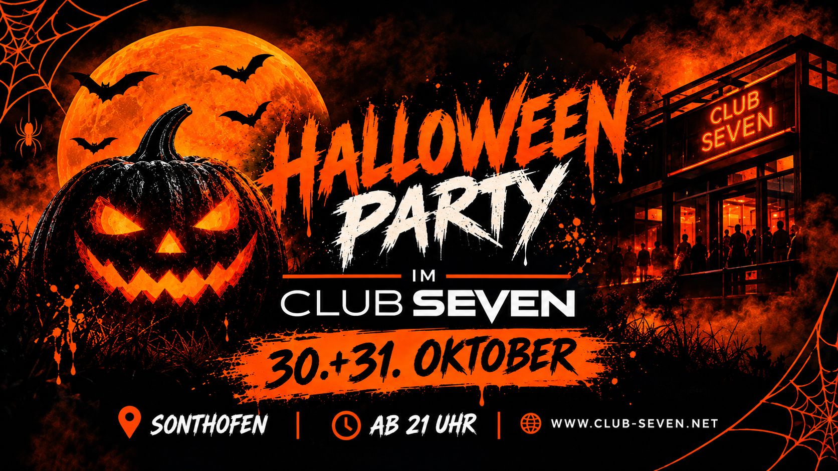 Halloween Party im Club Seven