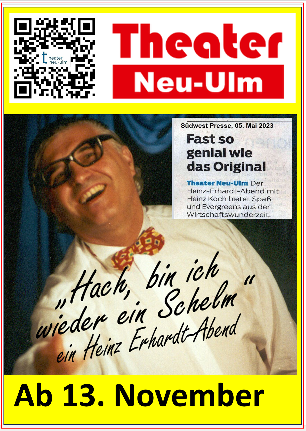 Hach, bin ich wieder ein Schelm