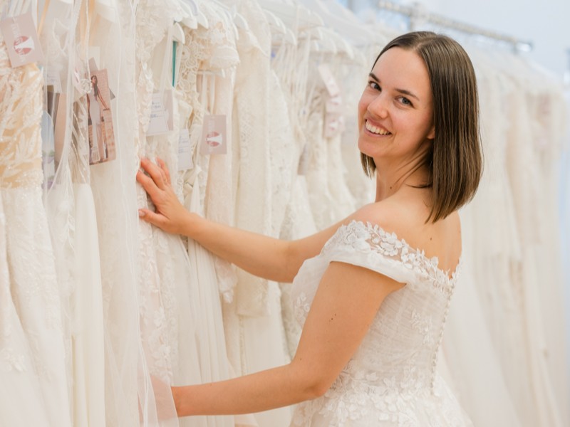 Brautkleid Pop Up