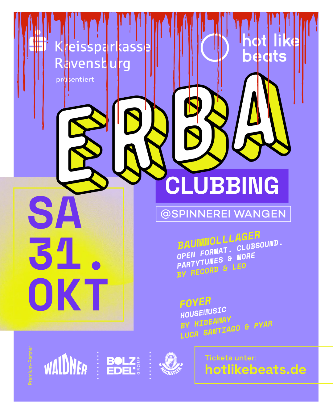 ERBA Clubbing an Halloween
