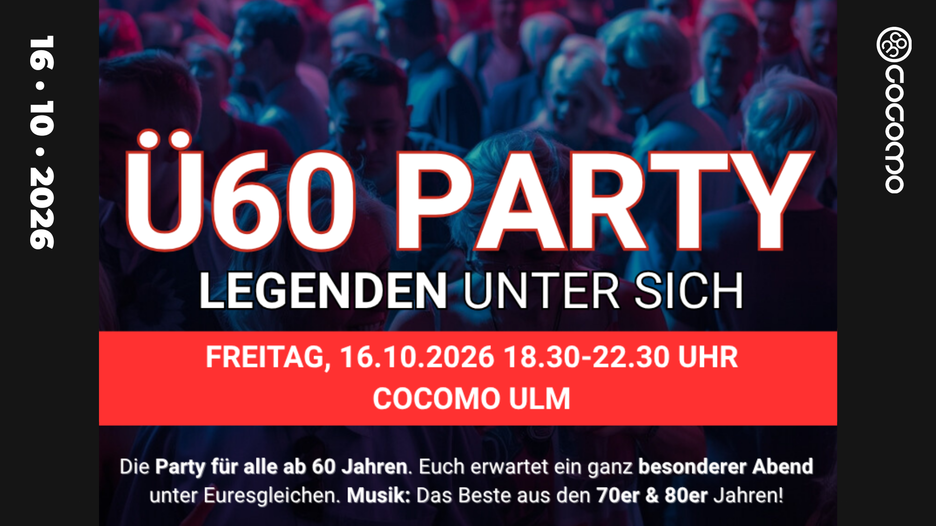 Ü60 PARTY – Legenden unter sich